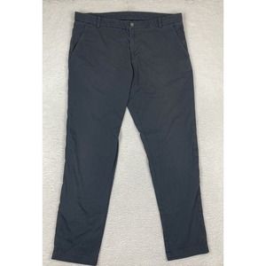 Men's Lululemon Commission Pant Classic Swift Cotton Gray M5440 Size 38x33